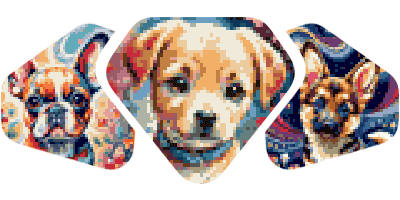 Dog diamond painting patterns