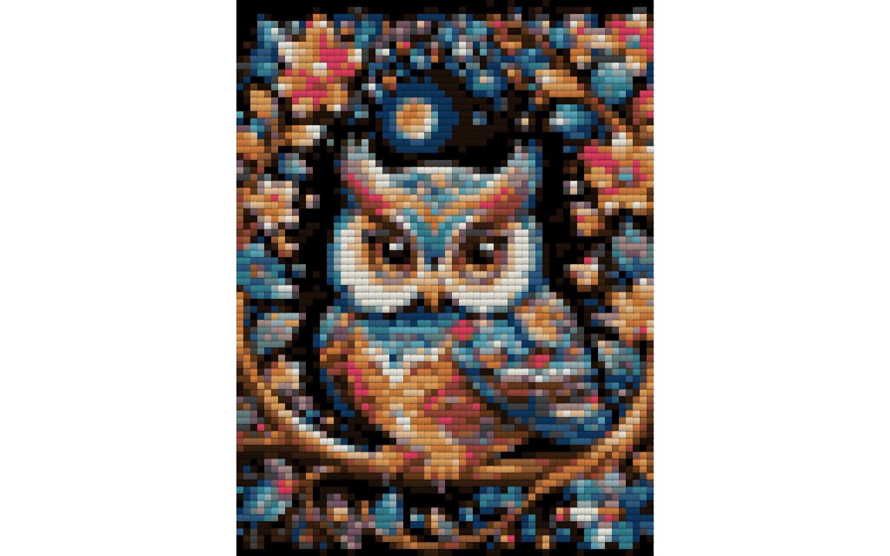 Owl bird free diamond art pattern