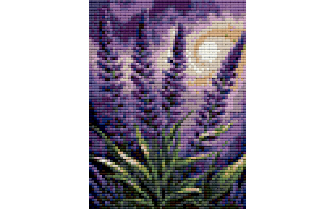 Lavender flower printable patterns for diamond art