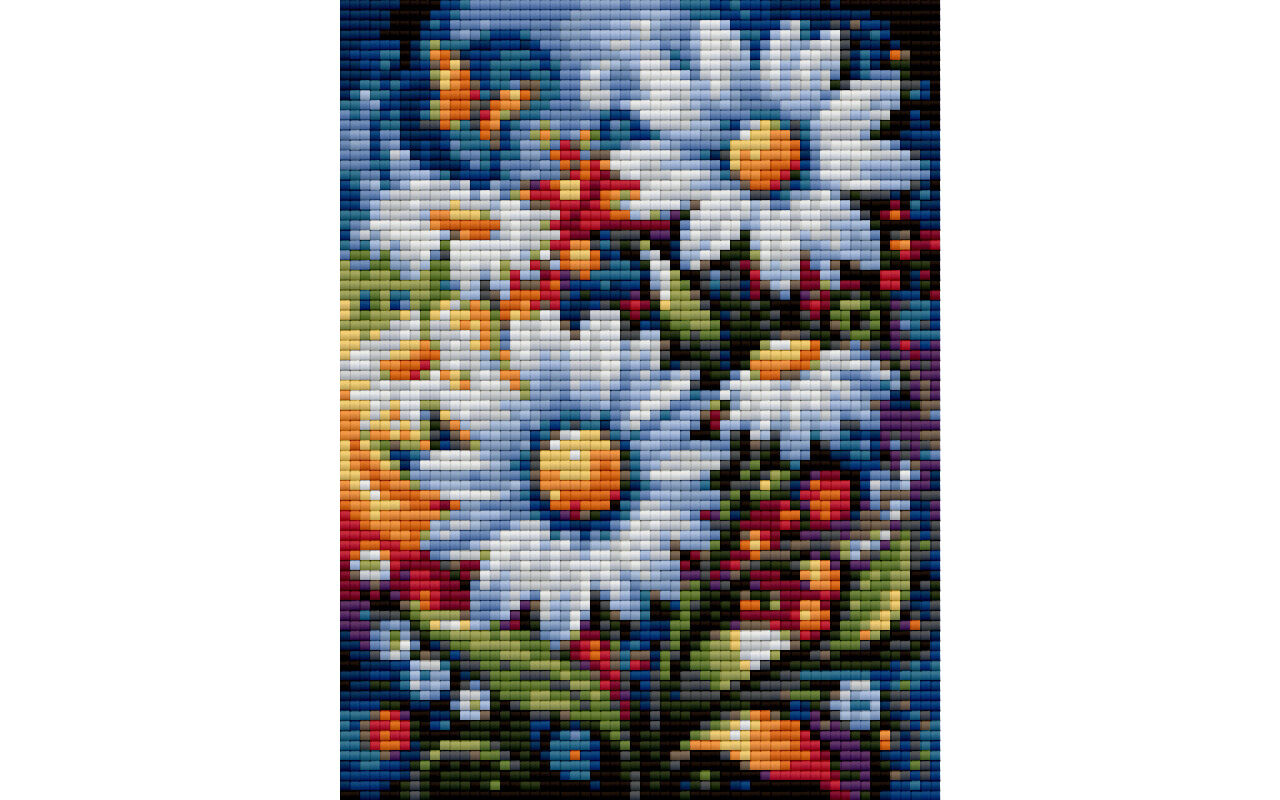 Daisy flower diamond art patterns