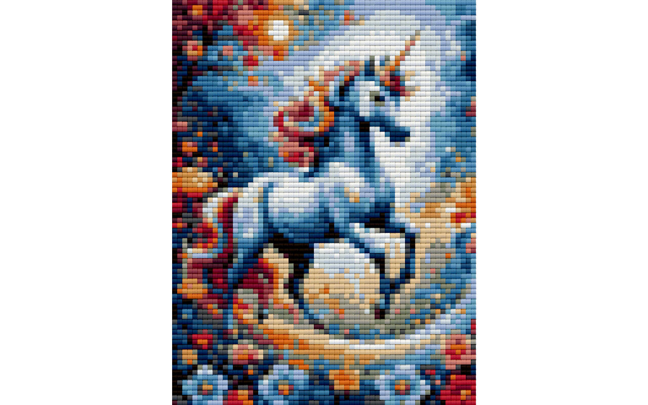 Unicorn free diamond painting pattern