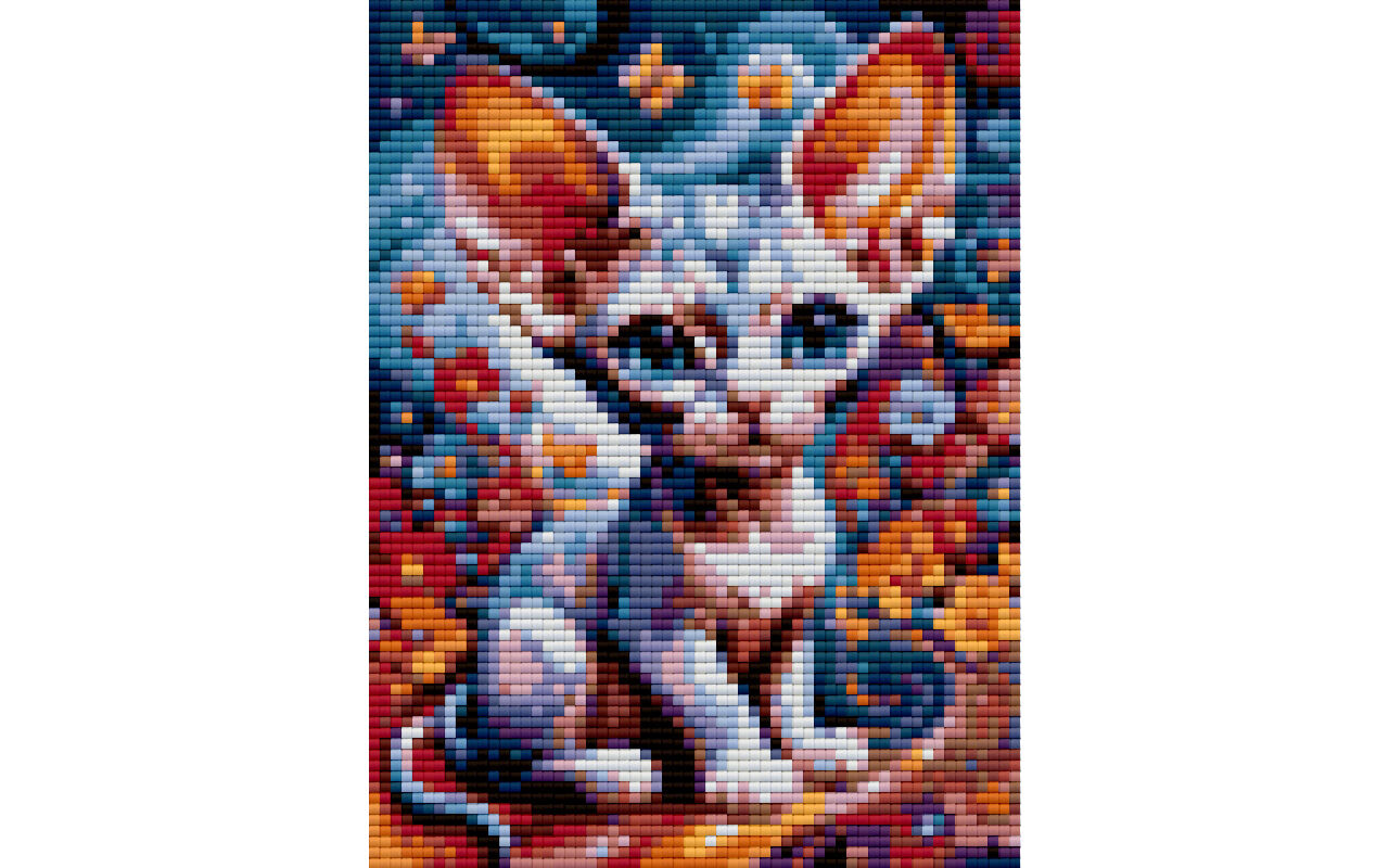 Sphynx cat free diamond art pattern