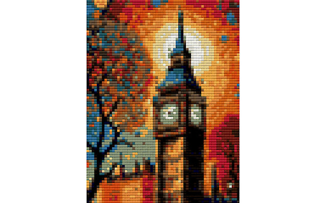 Big Ban London free printable diamond painting pattern
