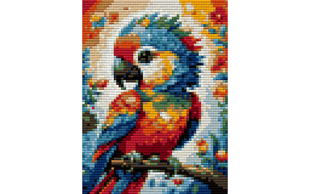 Parrot diamond painting pattern free pdf download